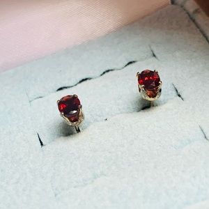 Ruby Stud Earrings
